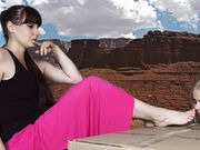 Dominant Femine - Weronika - Stinky Feet Near To Grand Canyon