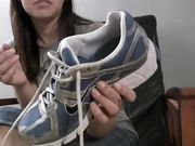 Goddess Jamie Daniels Fetish Clips - Cali Logan - Stinky Socked Feet