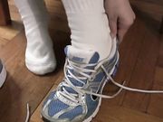 Goddess Jamie Daniels Fetish Clips - Cali Logan - Stinky Socked Feet