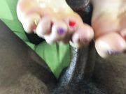 Denise Foxxx – Foot Massage Turns Into Footjob