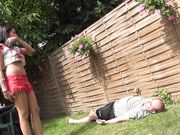 Goddess Rea Longest Legs - REA - 'Holiday House' - EXTREME Footsmother (With Facekicking Finish)