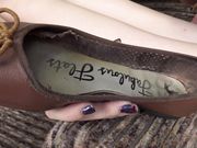 Cathy - lick and smell my worn flats!