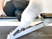 Mz. Kim - Ruined Neighborhood Gym Foot Bitch