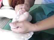 Chinese girls with pantyhose and Converse shoes