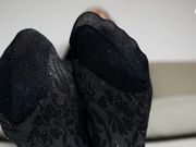 Czech Soles - Anna in her favorite worn pantyhose teasing you