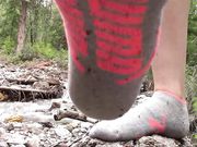 Miss Melissa - Puma Socks after Hiking