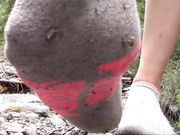 Miss Melissa - Puma Socks after Hiking