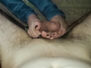 Stepmom is Gave me a Footjob once again (role Play)