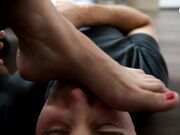 Czech Soles - Bratty step-sister forced foot worship