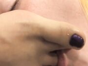 slave toe sucking