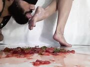 lolita feet - Food crush - Strawberry