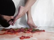 lolita feet - Food crush - Strawberry