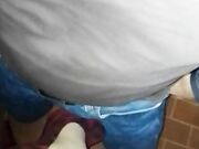 Outdoor Shoejob With High Heels