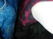 Outdoor Shoejob With High Heels