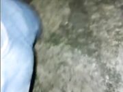 Outdoor Shoejob With High Heels