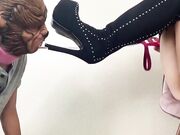 Goddess Angel Boot and socks worship