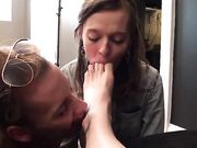 double foot licking