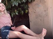 nice blonde little soles joi