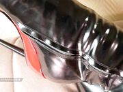 Christina boot and nylon feet