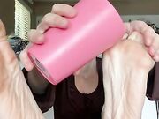 girl with big rough soles but very nice face