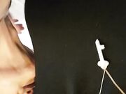 Ezada Sinn boot &  socks worship