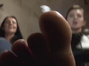 Goddess Lenа & Mistress Luciаnа boot & dirty socks