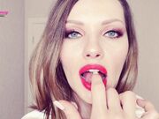 Miss Honey Barefeet - Mouth JOI Tease