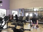 Gym socks smelling handjob