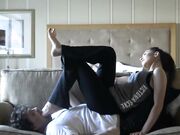 Goddess Nikki Next foot gagging