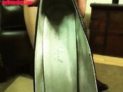 Goddess Miki Nylon Foot Tease