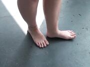 Kookie sucks misty's dirty feet