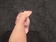 Goddess Gabriella - Lick my dirty feet clean