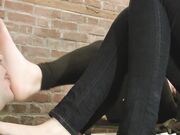 Dreamgirls In Socks - Jordan And Presleys First Foot Fetish Experience