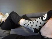 Dreamgirls In Socks - Justines Sweaty Socks Challenge