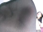 Janira Wolfe-Sniff my sweaty black stocking