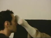 Mistress-boot & socks sniff