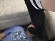 Goddess Rapture-big sweaty socks feet