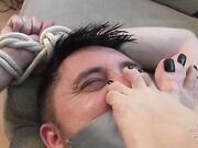 Goddess Dee-Sweaty feet domination