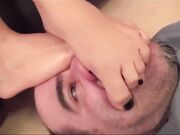 face foot smothering