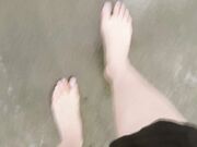 mylene - Foot Fetish Sea Waves Amp Sand On My Feet