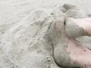 mylene - Foot Fetish Sea Waves Amp Sand On My Feet