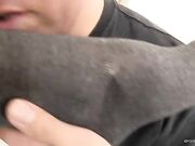 Mistress-Boot and sweaty sock feet worship