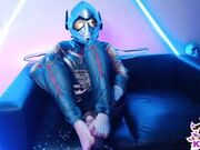 Black Kitsune - Wasp Anal, Footjob And Cumshot On Feet