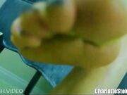 Charlotte-stockings worship