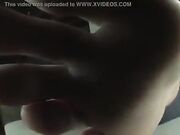 Mistress very sweaty footprint