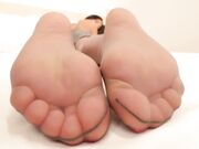 Sheer Pantyhose Foot Tease