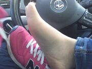 Massage feet in stockings