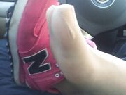 Massage feet in stockings