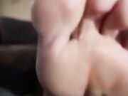 Goddess Mila sneakers and bare feet