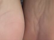 Amber Lynn Bach pantyhose and bare feet